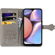 Mays Shop Samsung Galaxy A10S Için Kılıf Kapak Çevirin Darbeye Deri Kılıf Karikatür (Yurt Dışından)