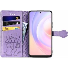 Mays Shop Huawei Onur 50SE Karikatür Hayvanlar Için Kılıf Kapak Çevirin Darbeye Deri (Yurt Dışından)