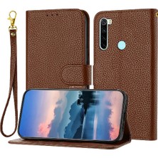 Mays Shop Telefon Kılıfı Için Xiaomi Redmi Not 8 Pu Deri Cüzdan Kart Yuvaları Tutucu Çevirin (Yurt Dışından)