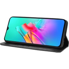 Mays Shop Infinix Akıllı 5 Cüzdan Manyetik Kapatma Pu Deri Için Kılıf (Yurt Dışından)