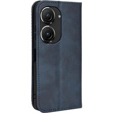 Mays Shop Asus Zenfone 9 Için Kılıf Manyetik Kapatma Cüzdan Pu Deri (Yurt Dışından)