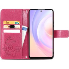 Mays Shop Huawei Onur 50SE Flip Kapak Kılıf Için Kılıf Zarif Iş Dört (Yurt Dışından)