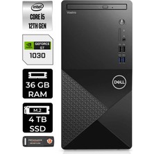 Dell Vostro 3910MT Intel Core I5 12400 36GB 4tb SSD GT1030/4GB W11P N7519VDT3910 & Masaüstü Bilgisayar & Per4 USB Bellek N7519VDT3910P435