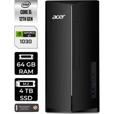 Acer Aspire TC1760 Intel Core I5 12400 64GB 4tb SSD GT1030/4GB W11P DT.BHUEM.005 Masaüstü Bilgisayar & Per4 USB Bellek DTBHUEM005P450