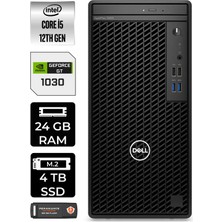 Dell Optiplex 3000MT Intel Core I5 12500 24GB 4tb SSD GT1030/4GB W11P N010O3000MTAC Masaüstü Bilgisayar & Per4 USB Bellek N010O3000MTACP425