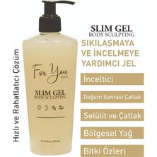 For You Gold Slim Jel Sıkılaştırıcı, Toparlayıcı, Çatlak Karşıtı ve Selülit Kremi