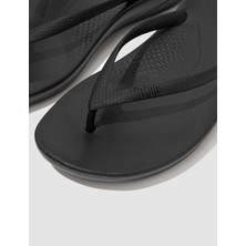 Fitflop Iqushıon Ergonomıc E54 Siyah Kadın Parmak Arası Terlik