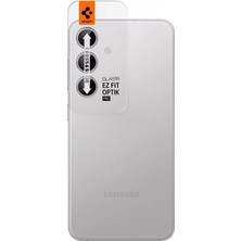 Spigen Galaxy S24 Kamera Lens Camı Koruyucu Glas.tR EZ Fit Optik Pro (2 Adet) Marble Gray - AGL07614