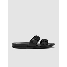 FitFLop FitFlop GRACIE FV1 Çift Tokalı Siyah Kadın Terlik