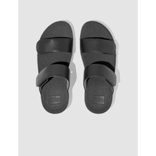 Fitflop Lulu Adjustable Fv6 Hakiki Deri Siyah Kadın Terlik