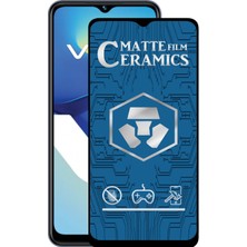 Case World Caseworld Vivo Y35 Tam Kaplayan Mat Seramik Nano Esnek Ekran Koruyucu Cam
