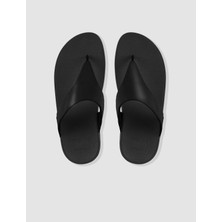 Fitflop Lulu I88 Hakiki Deri Siyah Kadın Parmak Arası Terlik