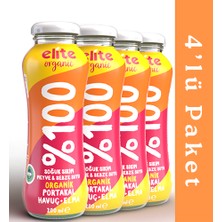 Elite Organic %100 Elma - Havuç - Portakal Suyu 200 ml