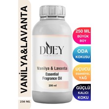 Duey Vanilya&lavanta Uçucu Yağ 250 ml Mum Esansı, Oda Kokusu, Hava Nemlendiricisi, Çamaşır Kurutma Topu