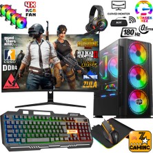 Zeiron RTX30 Intel Core I5-12400F 16 GB Ram 1 Tb M.2 Nvme SSD 6GB RTX3050 192BIT 24" 180Hz Oyuncu Masaüstü Bilgisayar