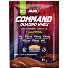 SSN Sports Style Nutrition Ssn Command Quadro Whey 22 gr Tek Sachet Çikolata