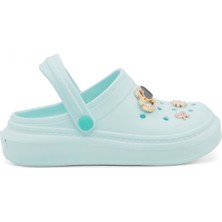Akınalbella E263.012 Taşlı Kadın Crocs Terlik - Mınt - 40