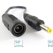 Koodmax - 5.5*2.1mm Dişi To 4.0*1.7mm Erkek Soket Çevirici Power Adaptör Kablosu