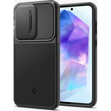 Spigen Galaxy A55 Kılıf Optik Armor Black - ACS07535