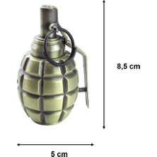 Hiçdurmaal Rus El Bombası Şeklinde Dekoratif  Metal Gazlı Çakmak 1 Adet