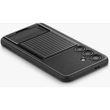 Spigen Galaxy S24 Plus Kılıf Liquid Slot Matte Black - ACS07336