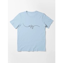 Otuz5 Enjoy Baskılı Bisiklet Yaka T-Shirt