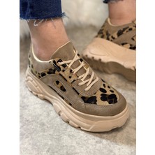 İmershoes  Günlük Kadın Spor Ayakkabı Yüksek Taban 6 cm Sneaker Siyah - Beyaz - Bej - Rugan - Süet 001