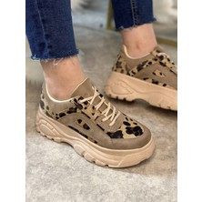 İmershoes  Günlük Kadın Spor Ayakkabı Yüksek Taban 6 cm Sneaker Siyah - Beyaz - Bej - Rugan - Süet 001
