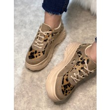 İmershoes  Günlük Kadın Spor Ayakkabı Yüksek Taban 6 cm Sneaker Siyah - Beyaz - Bej - Rugan - Süet 001