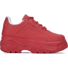 İmershoes  Günlük Kadın Spor Ayakkabı Yüksek Taban 6 cm Sneaker Siyah - Beyaz - Bej - Rugan - Süet 001