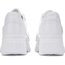 İmershoes  Günlük Kadın Spor Ayakkabı Yüksek Taban 6 cm Sneaker Siyah - Beyaz - Bej - Rugan - Süet 001