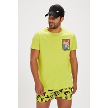 Bad Bear Lorenzo Yeşil Baskılı Erkek Tişört