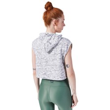 Vayu Venüs Kapüşonlu Crop Sweatshirt
