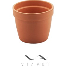 Viapot Spring Toprak Saksı Büyük Deliksiz Tabaksız 4'lü 16X14.5