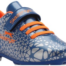 Slazenger CRYSTAL Unisex Çocuk Halısaha Futbol Kramponu Saks Mavi