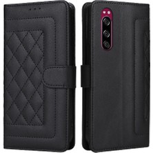 MY Boutique1 Sony Xperia 5 Cüzdan Kılıf Için Flip Case Basit Iş Çevirme (Yurt Dışından)