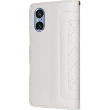 MY Boutique1 Sony Xperia 5 V Için Flip Case Basit Iş Darbeye Kapak Kılıfı (Yurt Dışından)