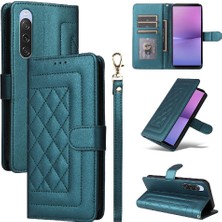 MY Boutique1 Sony Xperia 10 V Flip Kapak Için Flip Case Basit Iş Cüzdan Deri (Yurt Dışından)