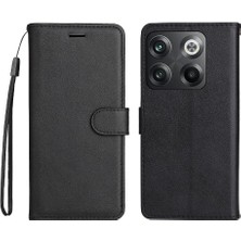 MY Boutique1 Oneplus Ace Pro 5g Için Flip Case Yüksek Kalite Deri Klasik Düz Renk (Yurt Dışından)