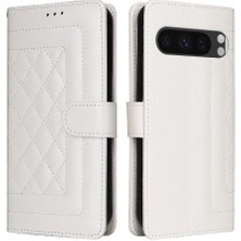 MY Boutique1 Google Piksel 8 Pro Flip Kapak Için Flip Case Basit Iş Cüzdan Deri (Yurt Dışından)