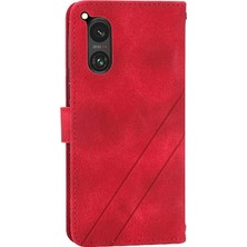 MY Boutique1 Sony Xperia 5 V Için Kickstand Durumda Anti Scratch Kredi Kartı Tutucu Pu (Yurt Dışından)