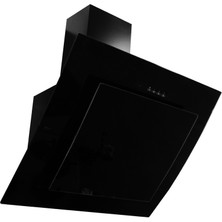 Alveus Carnetto 2010 Siyah Dokunmatik Duvar Tipi Davlumbaz Alüminyum Filtre ile 60 cm