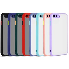 Cupcase Apple iPhone 8 Plus Uyumlu Zore Hux Kapak-Mor