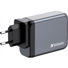 Verbatim Gan Charger 100W 4 ü 1 Arada Şarj Başlığı