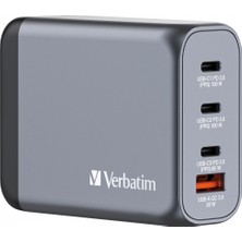 Verbatim Gan Charger 100W 4 ü 1 Arada Şarj Başlığı