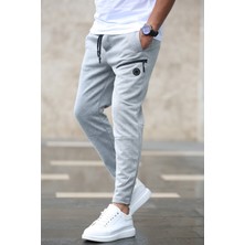 Madmext Basic Gri Eşofman 4207