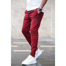 Madmext Basic Bordo Eşofman 4207
