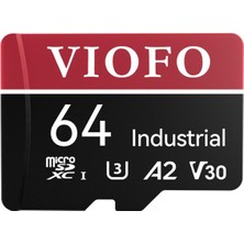 Viofo High Endurance 64GB Class 10 A2 V30 100MB/S Okuma 40MB/S Yazma Micro Sd Hafıza Kartı