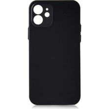 Cupcase Apple iPhone 12 Uyumlu ​​​​zore Slims Kapak-Siyah