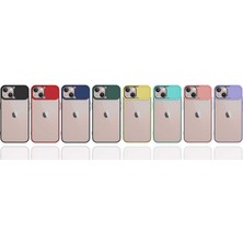 Cupcase Apple iPhone 13 Mini Uyumlu Lensi Kapak-Sarı